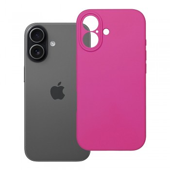 Silikonový kryt 2 mm s ochranou fotoaparátu pro iPhone 17 růžový