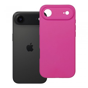 Silikonový kryt 2 mm s ochranou fotoaparátu pro iPhone 17 Air růžový