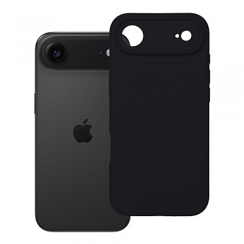 Silikonový kryt 2 mm s ochranou fotoaparátu pro iPhone 17 Air černý