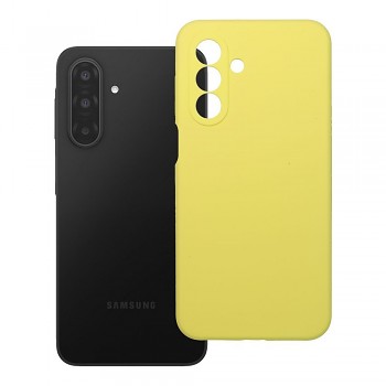 Silikonový kryt 2 mm s ochranou fotoaparátu pro Samsung A17 / A18 žlutý