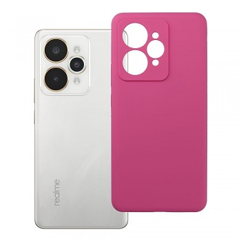 Silikonový kryt 2 mm s ochranou fotoaparátu pro Realme 15 / 15 Pro růžový
