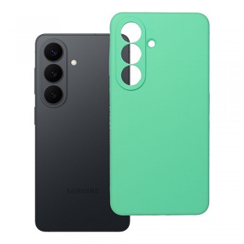 Silikonový kryt 2 mm s ochranou fotoaparátu pro Samsung S26 mátový