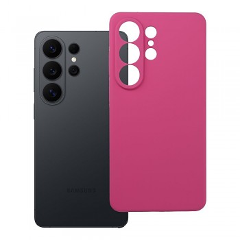 Silikonový kryt 2 mm s ochranou fotoaparátu pro Samsung S26 Ultra růžový