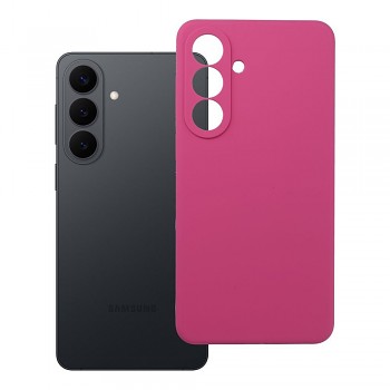 Silikonový kryt 2 mm s ochranou fotoaparátu pro Samsung S26 Plus růžový