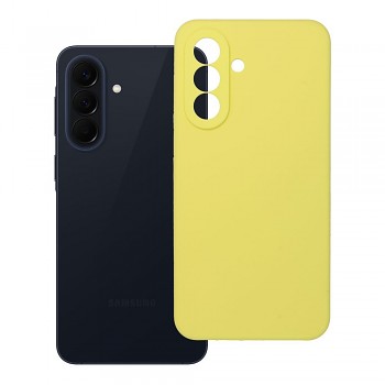 Silikonový kryt 2 mm s ochranou fotoaparátu pro Samsung A57 5G citronově žlutý