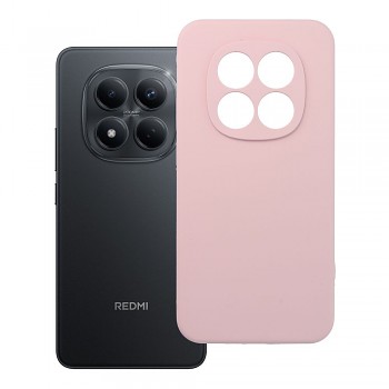 Silikonový kryt 2 mm s ochranou fotoaparátu pro Xiaomi Redmi Note 15 Pro 5G pudrově růžový