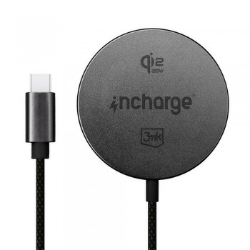 3mk bezdrátová nabíječka incharge® Align s technologií MagSafe výkonem 25 W a Qi2.2 černá