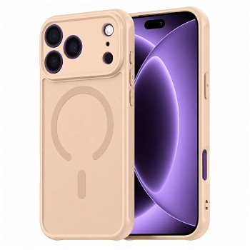 Techsuit kryt HaloFrost II MagSafe pro iPhone 18 Pro / iPhone 17 Pro zlatý