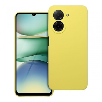 Silikonový kryt 2 mm s ochranou fotoaparátu pro Xiaomi Redmi A5 (171.7 x 77.8 x 8.26) žlutý