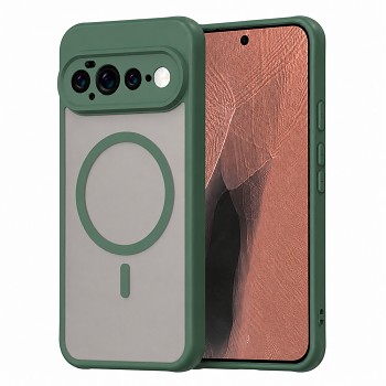 Techsuit kryt HaloFrost II MagSafe pro Google Pixel 11 Pro XL zelený