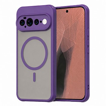 Techsuit kryt HaloFrost II MagSafe pro Google Pixel 11 Pro XL fialový