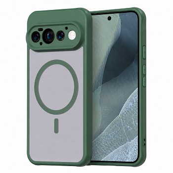 Techsuit kryt HaloFrost II MagSafe pro Google Pixel 11 Pro zelený