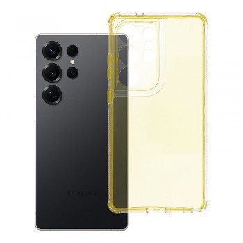 Kryt pro Samsung S25 ULTRA Matrix Clear žlutý