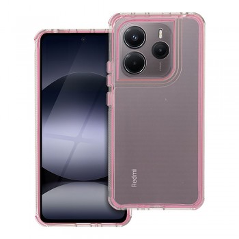 Kryt pro Xiaomi Redmi Note 14 5G Matrix Clear pudrově růžový