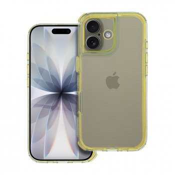 Kryt pro iPhone 17 Matrix Clear žlutý