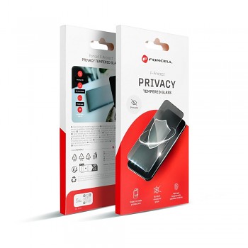 Ochranné tvrzené sklo pro iPhone 13 PRO / 14 Forcell ochranné sklo s privátním filtrem černé