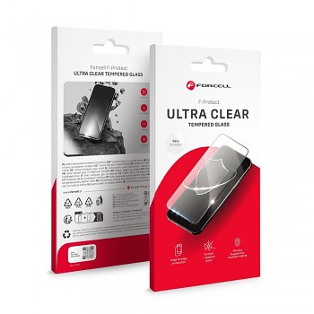 Ochranné tvrzené sklo pro Samsung A26 5G Forcell Ultra Clear Glass černé