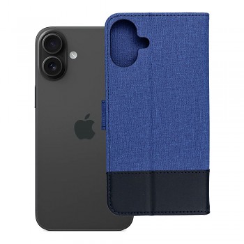 Pouzdro pro iPhone 16 PLUS Gomma Book modré
