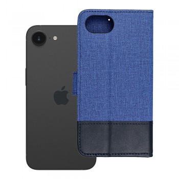 Pouzdro pro iPhone 16e (SE 4 2025) Gomma Book modré