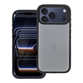Kryt pro iPhone 17 Pro Max / 18 Pro Max s nízkým okrajem fotoaparátu Neo černý