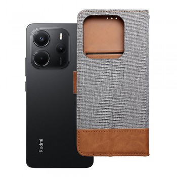 Pouzdro pro Xiaomi Redmi NOTE 14 5G Jeans Book šedé