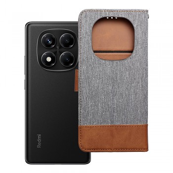 Pouzdro pro Xiaomi Redmi NOTE 14 PRO 4G Jeans Book šedé