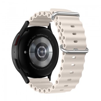 Řemínek pro Samsung Galaxy Watch Forcell Forcell F-Design FS01 perforovaný silikonový 20 mm hvězdný
