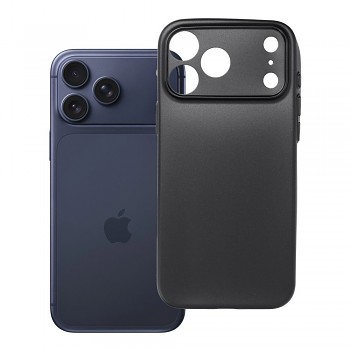 Kryt pro iPhone 17 Pro Max / 18 Pro Max s nízkým okrajem fotoaparátu Ultrathin Matt černý