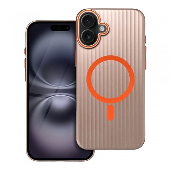Kryt pro iPhone 16 PLUS Simply kompatibilní s MagSafe pouštní titanový
