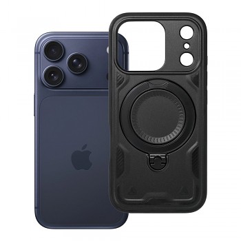 Kryt pro iPhone 17 Pro / 18 Pro s nízkým okrajem fotoaparátu Frost Armor černý