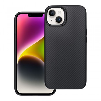 Kryt pro iPhone 14 Carbon Elite Mag Cover kompatibilní s MagSafe černý