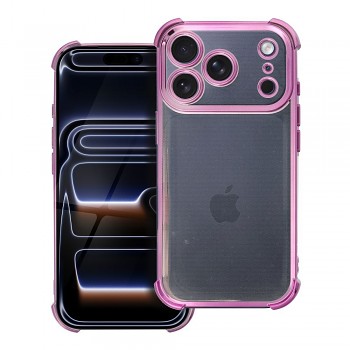 Kryt pro iPhone 17 Pro / 18 Pro s nízkým okrajem fotoaparátu Antishock Electro fialový