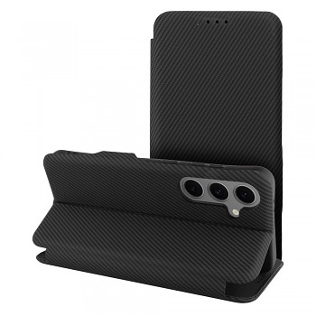 Pouzdro pro Samsung S25 PLUS Folio Side Magnet černé