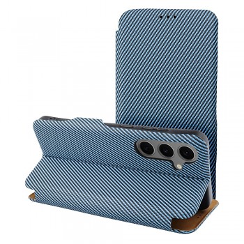 Pouzdro pro Samsung S25 PLUS Folio Side Magnet modré