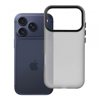 Kryt pro iPhone 17 Pro / 18 Pro s nízkým okrajem fotoaparátu Sappy černý