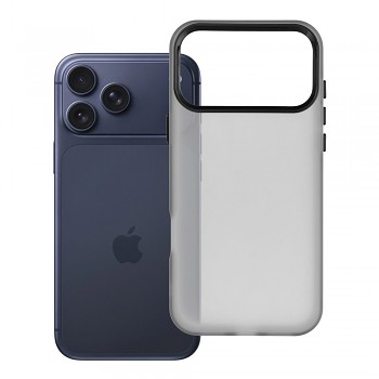 Kryt pro iPhone 17 Pro Max / 18 Pro Max s nízkým okrajem fotoaparátu Sappy černý