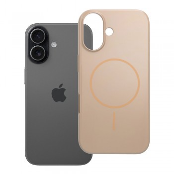 Kryt pro iPhone 17 Glossy Mag Cover kompatibilní s MagSafe desert zlatý