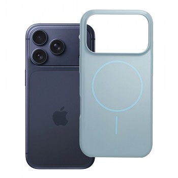 Kryt pro iPhone 17 Pro / 18 Pro s nízkým okrajem fotoaparátu Glossy Mag Cover kompatibilní s MagSafe mátový