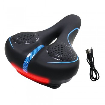 Sedlo na kolo s vestavěným LED světlem FSBSD-232-1 černý