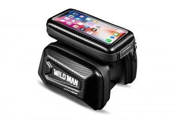 Wildman cestovní brašna na rám kola se zipem 1.2L (4"-7") E6S černý
