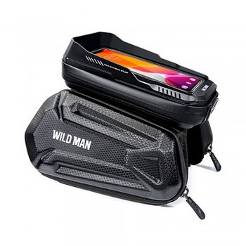 Wildman cestovní brašna na rám kola se zipem 1.2L (4 "- 7") XT6 černý