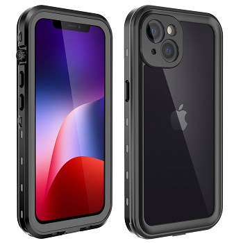 Kryt pro iPhone 13 Shellbox DOT vodotěsný černý