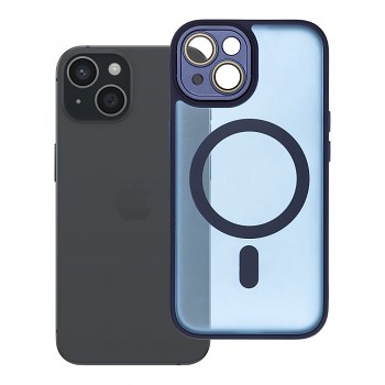 Kryt pro iPhone 15 Variete Mag Cover kompatibilní s MagSafe tmavě modrý