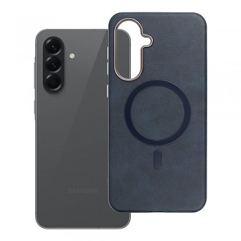 Kryt pro Samsung A56 Gentleman Mag Cover kompatibilní s MagSafe tmavě modrý