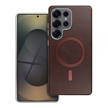 Kryt pro Samsung A26 Gentleman Mag Cover kompatibilní s MagSafe hnědý