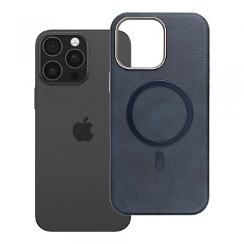 Kryt pro iPhone 16 PRO MAX Gentleman Mag Cover kompatibilní s MagSafe tmavě modrý