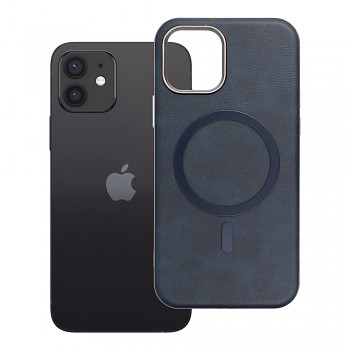 Kryt pro iPhone 12 Gentleman Mag Cover kompatibilní s MagSafe tmavě modrý