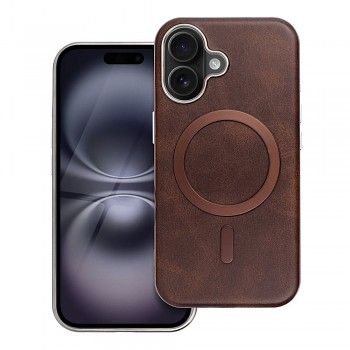 Kryt pro iPhone 15 Gentleman Mag Cover kompatibilní s MagSafe hnědý