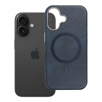 Kryt pro iPhone 16 Gentleman Mag Cover kompatibilní s MagSafe tmavě modrý