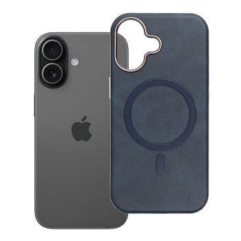 Kryt pro iPhone 17 Gentleman Mag Cover kompatibilní s MagSafe tmavě modrý